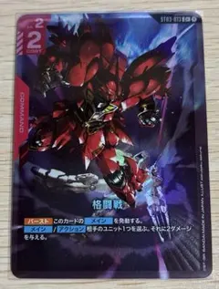 ガンダムカードゲーム 格闘戦 C+ パラレル