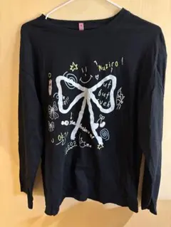 y2k グランジ　ロゴプリントロンT