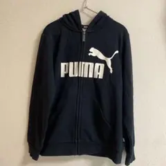 プーマ　トップス　パーカー　上着　トレーナー　ジュニア　140 ブラック　黒