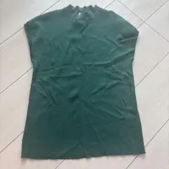 COTORICA. リブニット ノースリーブ グリーン F 緑