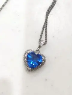 週末祭✨サファイア ダイヤモンド ネックレス シルバー プレゼント 