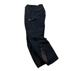 00s adidas ナイロンパンツ 黒 金 archive y2k tech