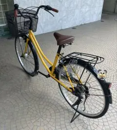 イエロー シティサイクル 自転車 ママチャリ 軽快車 千葉市若葉区引