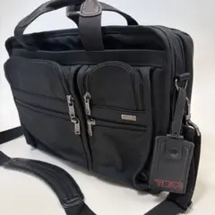 【美品/2層式】TUMI エクスパンダブル 2way ブリーフケース 黒