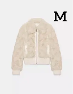 新品未使用　ZARA フェイクファーボンバージャケット　M