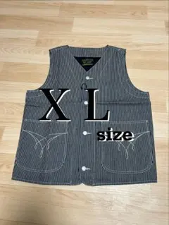 ウォバッシュ ストライプ アメカジ ベスト XL - メルカリ