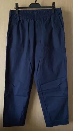 ユニクロ イージーリラックスアンクルパンツ Lサイズ ネイビー