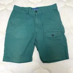 【値下げ】ラファイエット　ショーツ　ショートパンツ　グリーン　34 古着のサムネイル