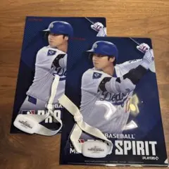 MLB東京シリーズ　来場者限定グッズ　大谷翔平クリアファイル　リストバンド