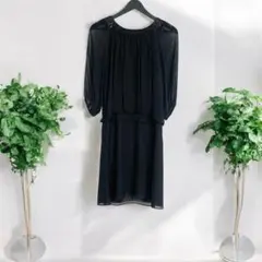 UNTITLED アンタイトル ブラック ワンピース 2 卒園　入学 フォーマル