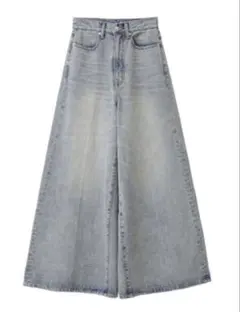 CLANE クラネ J/W WIDE DENIM PANTSワイドデニム