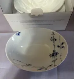 ロイヤルコペンハーゲン ブルーパルメッテ オーバルボウル ペア　新品未使用のサムネイル