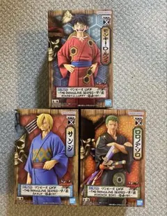 ONE PIECE ワンピース　フィギュア　 DXF ルフィ　ゾロ　サンジ