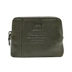 【新品未使用】Lee リー　Loose II コインケース 牛革 グリーン人気