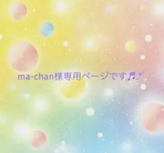 ma-chan様専用ページです♬.*゜