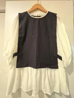 レイヤードデザインシャツ・ブラウス