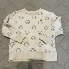 petit main スマイリーフェイス トレーナー 110