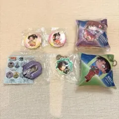 コナン　くら寿司　クッションチャーム　マグネット　缶バッジ　ラバーチャーム