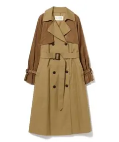 【本日限定お値下げ中】ray beams コーデュロイ　スリーブ　トレンチコートのサムネイル