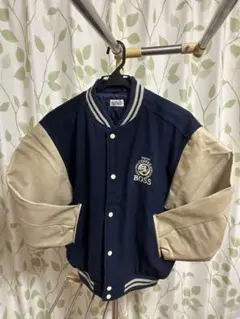 サントリー BOSS COFFEE 抽選非売品 オリジナル 中綿本革スタジャン サントリー BOSS COFFEE 抽選非売品 オリジナル 中綿本革