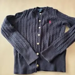 Ralph Lauren ネイビーカーディガン 130