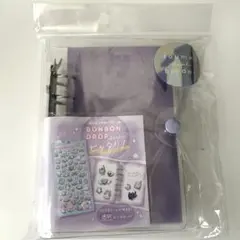 シール帳 クーリア 透明シールバインダー toumeibinder パープル