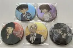 名探偵コナン　コナンプラザ　額縁　メタリック　缶バッジ