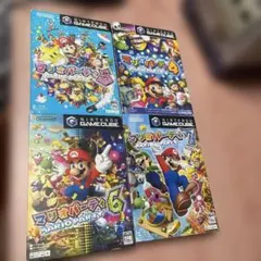 ゲームキューブ　マリオパーティ4、5、6、7 マリパセット