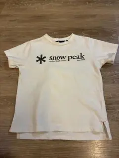 【Snow Peak】キッズ ロゴTシャツ ホワイト 120のサムネイル