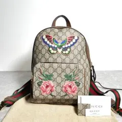 GUCCI GGスプリーム フローラ バックパック リュック - メルカリ