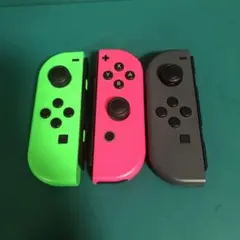 【ジャンク】Nintendo Switch ジョイコン グリーン ピンク グレー