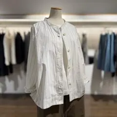 MHL WORKWEAR STRIPE COTTON SHIRTINGのサムネイル