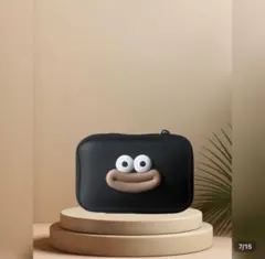 カートゥーン柄ジッパーストレージポーチ、イヤホン、充電器ケ一ス