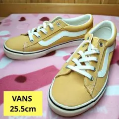 【新品未使用】VANS スニーカー イエロー×ホワイト☆86027☆訳あり