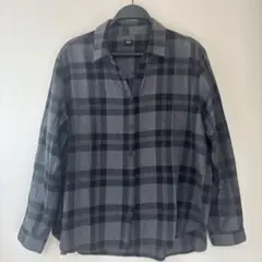 UNIQLO チェック柄 長袖シャツ Lサイズ