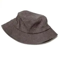 しまむら ブラウン コーデュロイ バケットハット レディース