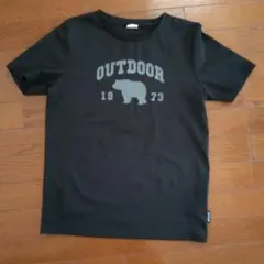 OUTDOOR 　ベア　Tシャツ ブラックのサムネイル