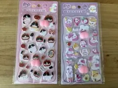 猫とスイーツのPPステッカーセット