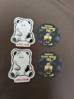グラニフ 札幌限定 ステッカー　ブラックフライデー