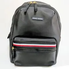 TOMMY HILFIGER ナイロンリュック ポーチ付 ブラック バックパック