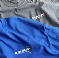 REMEMBERTシャツ(ブルー)