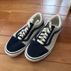 Vans ネイビー グレー スニーカー　22.5cmのサムネイル