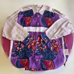 花柄シャツ 長袖