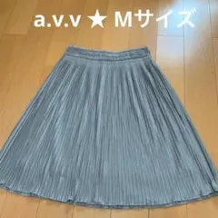 【a.v.v】プリーツスカート ウエストゴム Mサイズのサムネイル