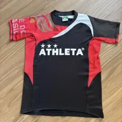 ATHLETA 半袖シャツ S 黒/赤
