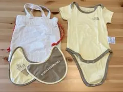 THE NORTH FACE ロンパース スタイ トートバッグ付き