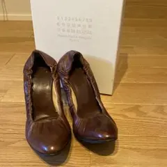 Maison Martin Margiela レザー パンプス ブラウンのサムネイル