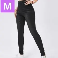 デニムパンツブラックMサイズのサムネイル