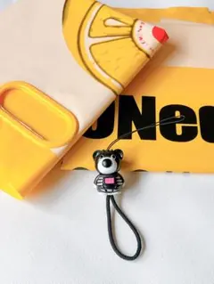 hide LEMONed サイコベアストラップ(黒)＆レモショショッパー2枚