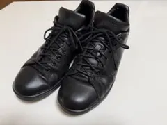 【廃番品】アディダス　27cm スタンスミス 黒 レザー スニーカー メンズ